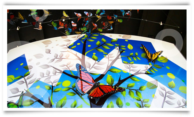 Butterflies at Pediatric Dental World in Highland Village, TX
