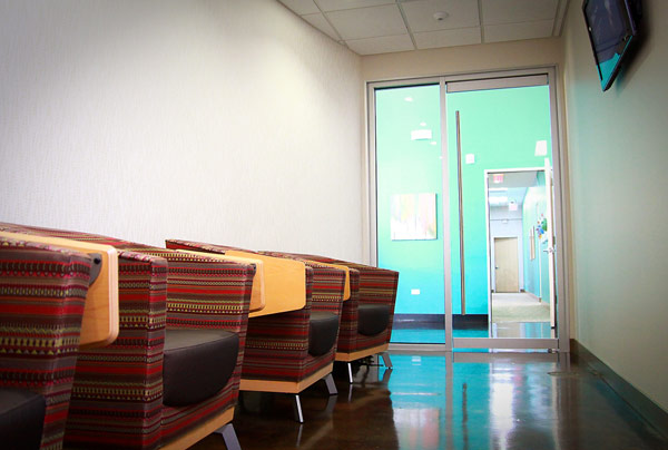 Hallway at the Pediatric Dentist Serving Highland Village, Flower Mound and Lantana